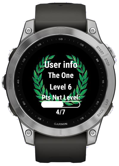 Player info and level