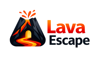 Lava Escape logo — a Garmin walking game