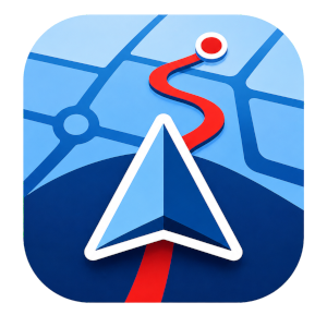 WatchTrace GPX routes on a Garmin watch